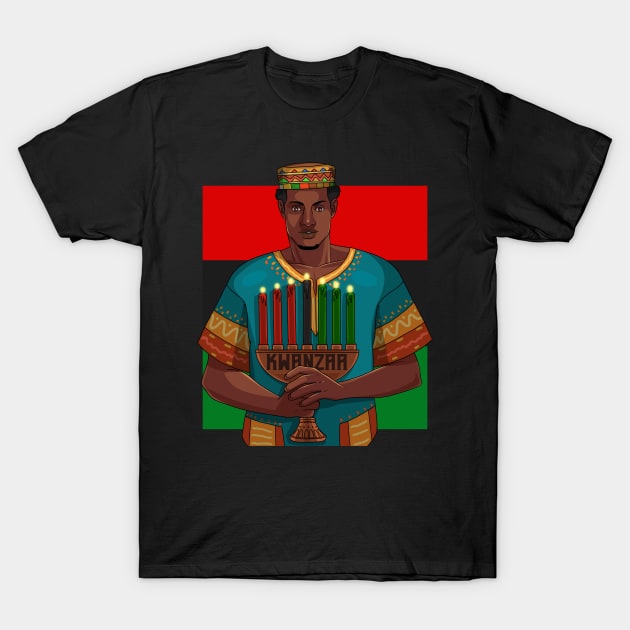 Happy Kwanzaa T-Shirt by Noseking